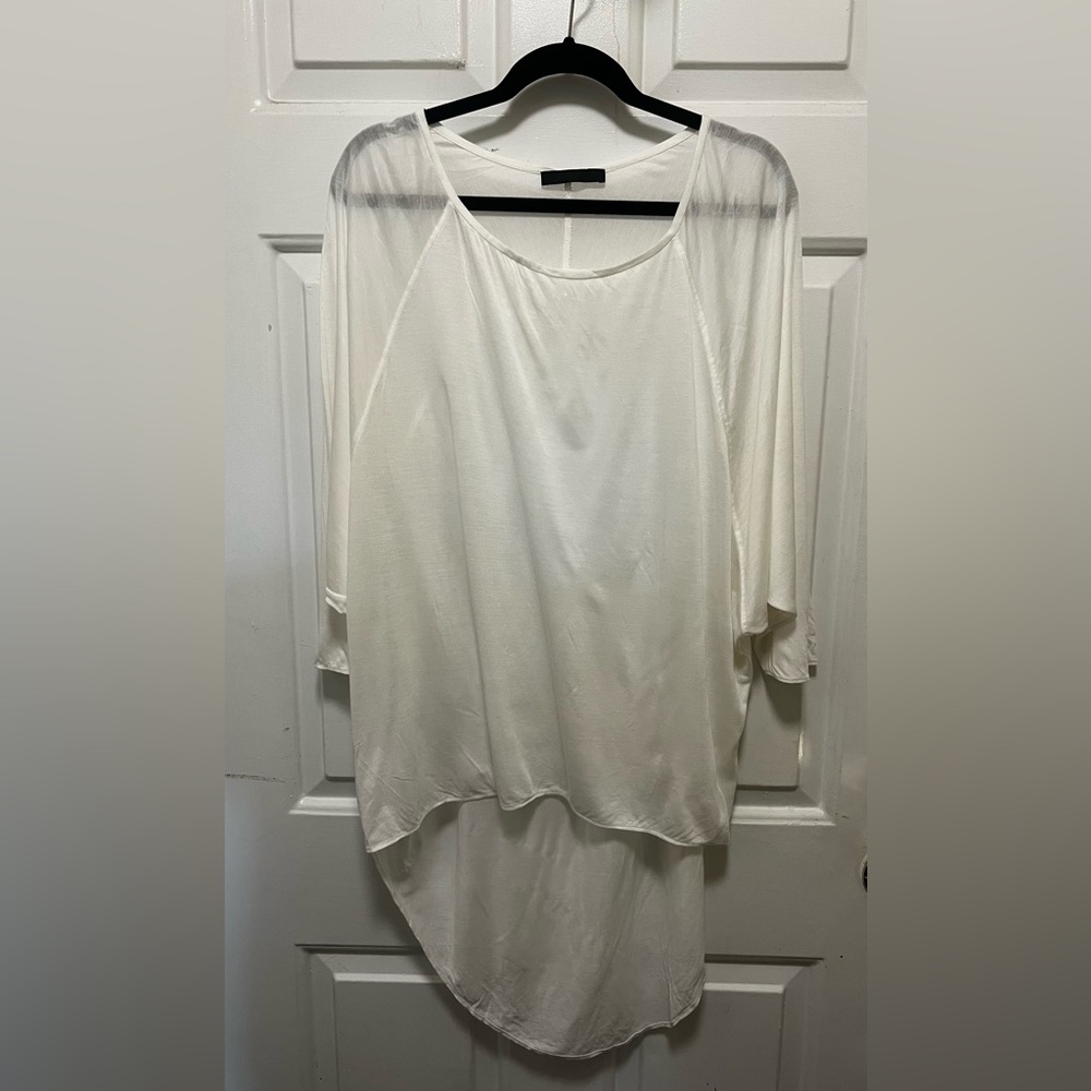 KES Elegant White Women's Top Size XS